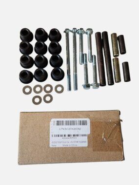 Golf Cart Bushing Kit Front Lower & Upper A-Arm Susp Spring Sleeve for Club Car